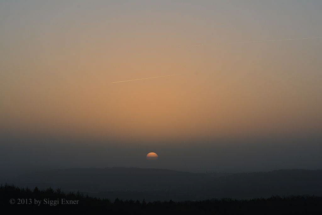 Sonnenaufgang Venner-Aussichtsturm